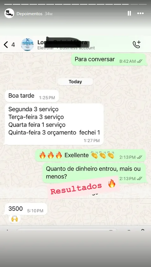 Depoimento de cliente 10