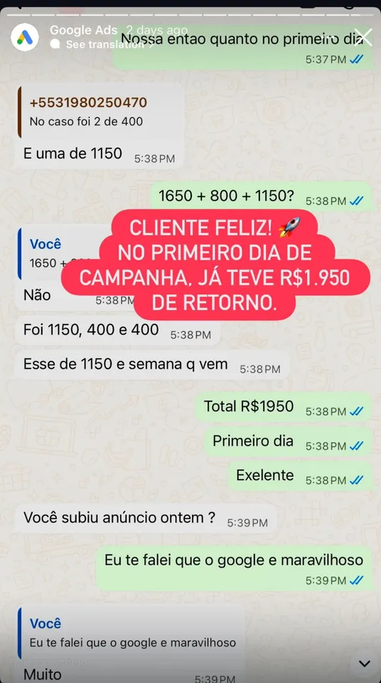 Depoimento de cliente 12