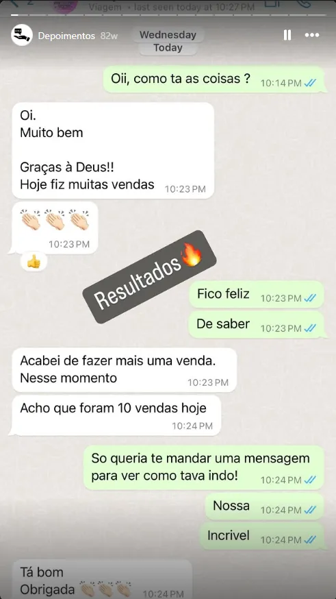 Depoimento de cliente 2